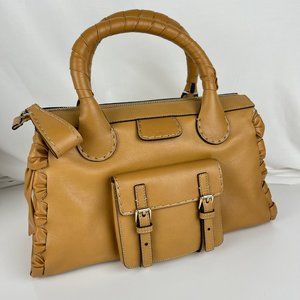 New Chloe Edith Medium Brown Day Bag - Authenticity Certified